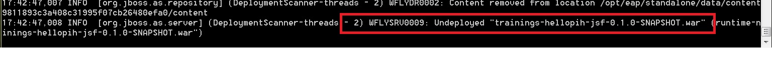 undeploy jboss log